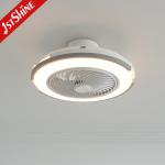 20 Inch 220V High Airflow Flush Mounted LED Ceiling Fan with Light Bedroom