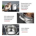 Factory Kitchen 304 Stainless Steel Steamer Pot Soup Pot Milk Pot Cooking Ware