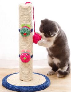 Quality Small Sisal Cat Indoor Climbing Frame Scratcher Column Frame Claw Point wholesale