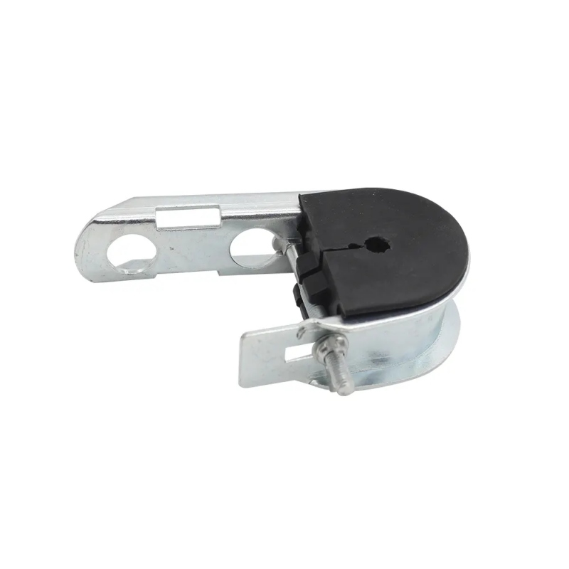 Overhead Cable Hardware ADSS OPGW Fiber J Hook Suspension Clamp with 3KN Max Workload