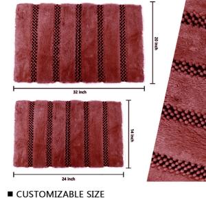 Quality Anti Slip Microfiber Chenille Bath Mat wholesale