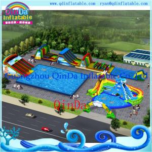 Quality Frame Pool, Moving Water Park, Water Park Land Game, Mobile Park, Ground Park wholesale