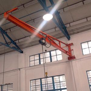 Quality Pillar Slewing Lever Arm Electric Jib Crane 360 Degrees Revolving wholesale