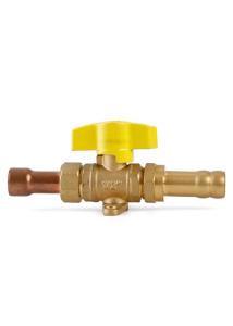 Quality Nontoxic Weatherproof Gas Valve Brass , Antirust Brass Gas Shut Off Valve wholesale