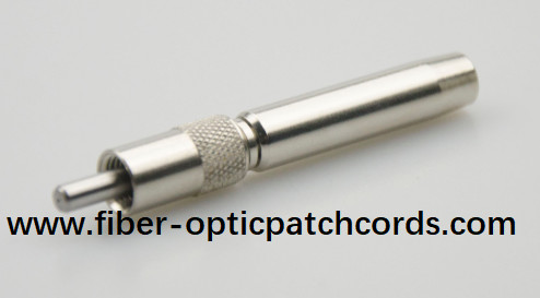 Medical SMA905 Fiber Optic Cable Connectors With Metal Ferrule
