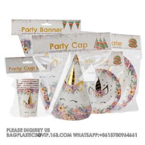 Quality Hot Stamping Unicorn Themed Children'S Birthday Suit Party Supplies Creative Unicorn Party Supplies wholesale