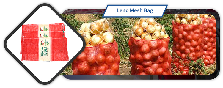 Yellow Round Leno 50lb Onion Garlic Net Bag Mesh Bags for Fruits and Vegetables 46*76cm