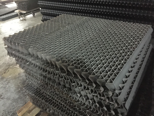 PVC Cooling Tower Air Inlet Screens 25mm Cooling Tower Filter Screens
