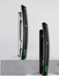 Real Fingerprint Identification Intelligent Door Lock Panel Radian Design
