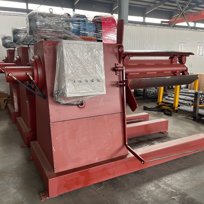 220V Auxiliary Equipment Steel Uncoiler Machine For PPGI And Zinc Coil Feeding