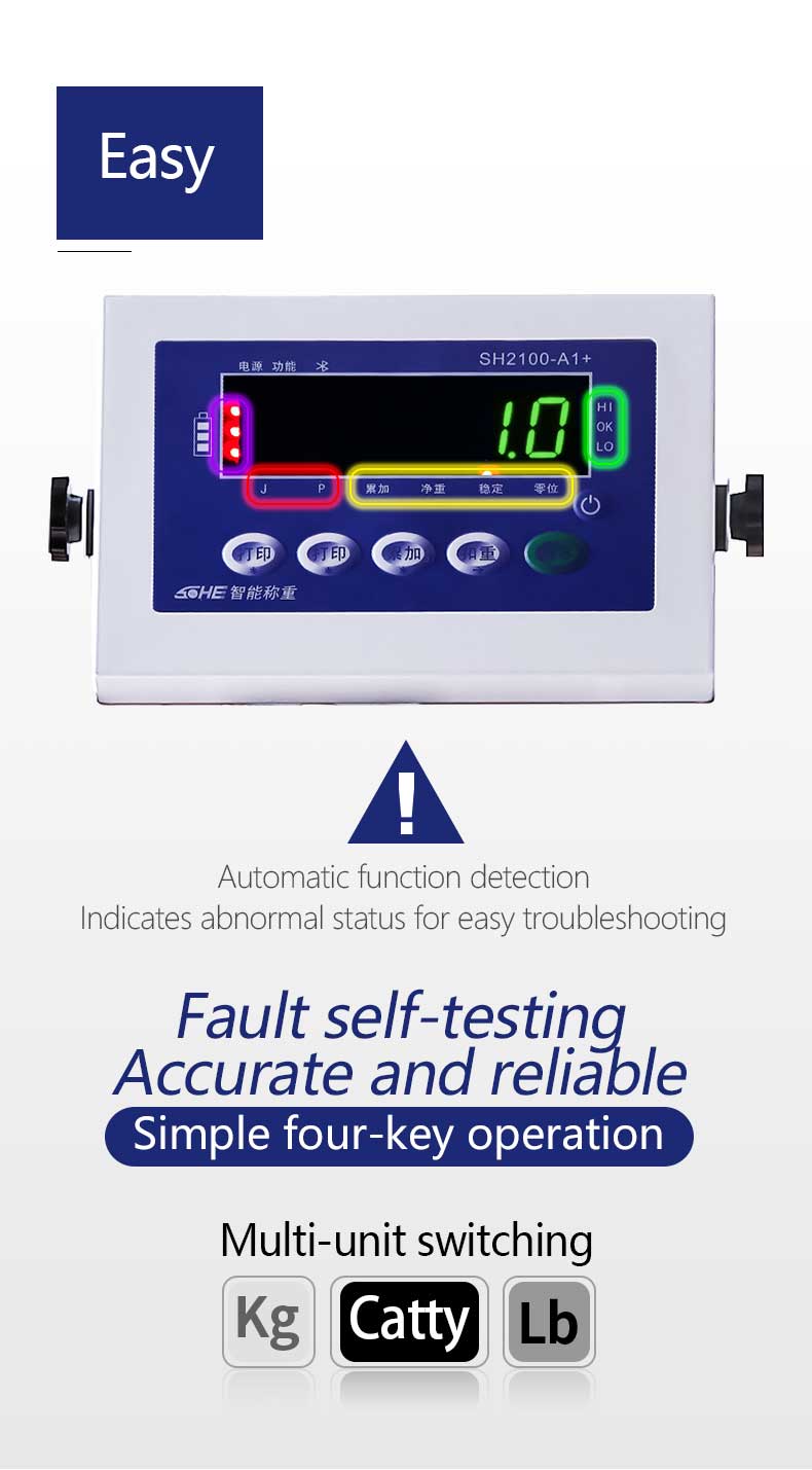 Sturdy 150kg Industrial Digital Platform Scale with 5v/1A Power Supply and LED Display