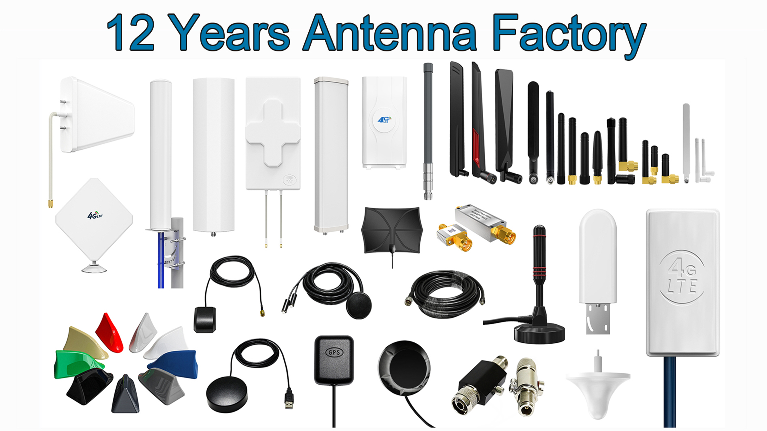 4k Boster Uhf Flat Hd Indoor Digital Cable Adapter Female Tv Antenna for Clear Reception