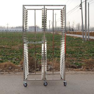 Quality Commercial 304 Stainless Steel Cooling Trolley For Bakery With 24 30 32 Trays wholesale