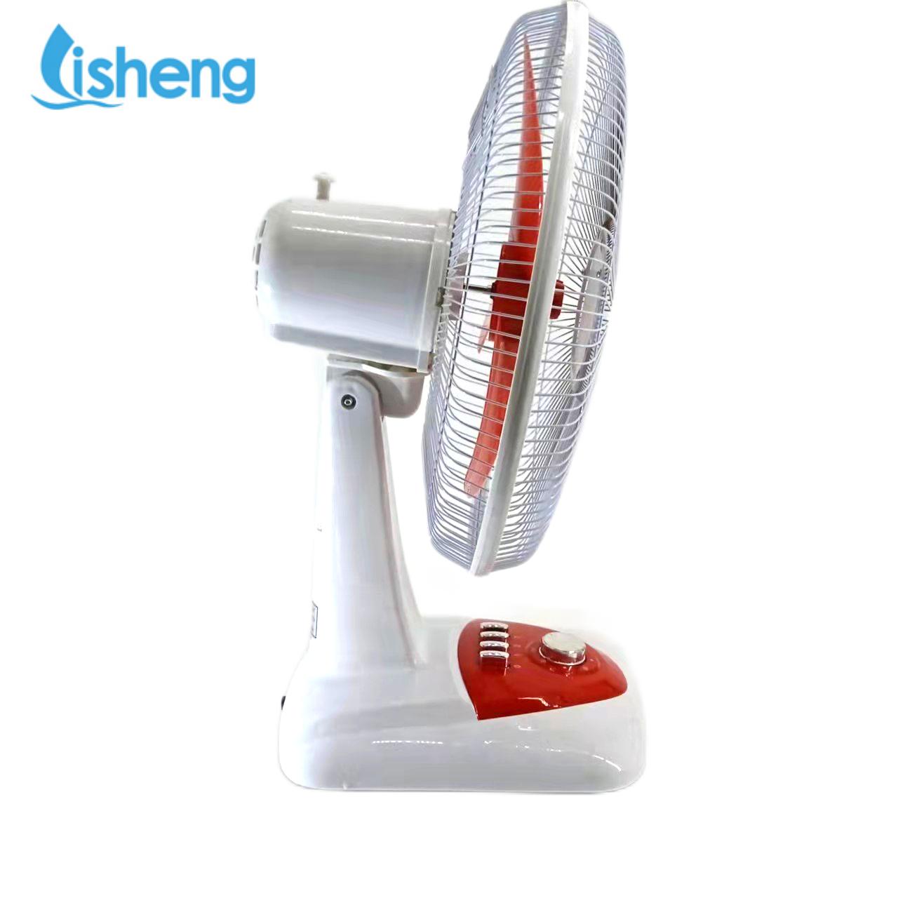 12v 16 Inch Rechargeable Table Fan Solar AC / DC With Timer And Adapter
