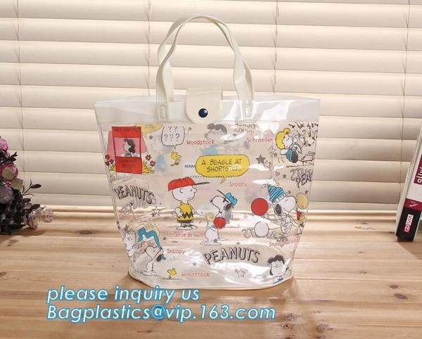Transparent PVC Cosmetic Bag for carrying Makeup Toiletry Compact Size, luxury
