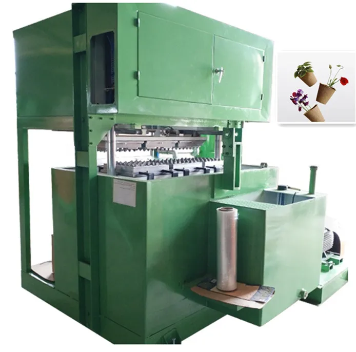 Automated Waste Paper Molded Pulp Egg Tray Production Line With PLC Control Egg Crate Egg Carton / Box Making Machine