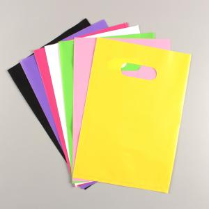 Quality OEM Handle Plastic Bags Regenerative Personalized Die Cut Bags wholesale
