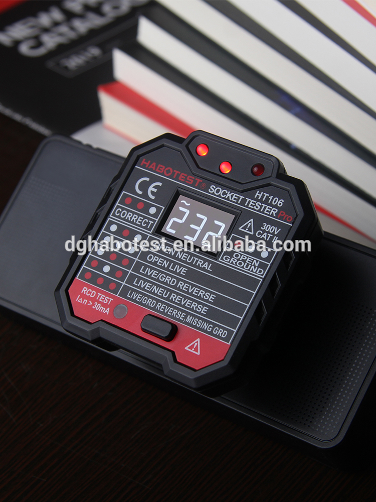 250V Check Plug Socket Tester