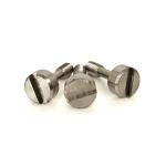 304 Stainless Steel Slotted Drive Low-Profile Cheese Head Captive Screw for