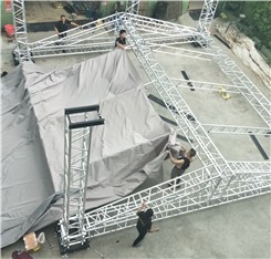 6082 Aluminum Spigot Truss Aluminum Square Truss Opening Ceremony Use