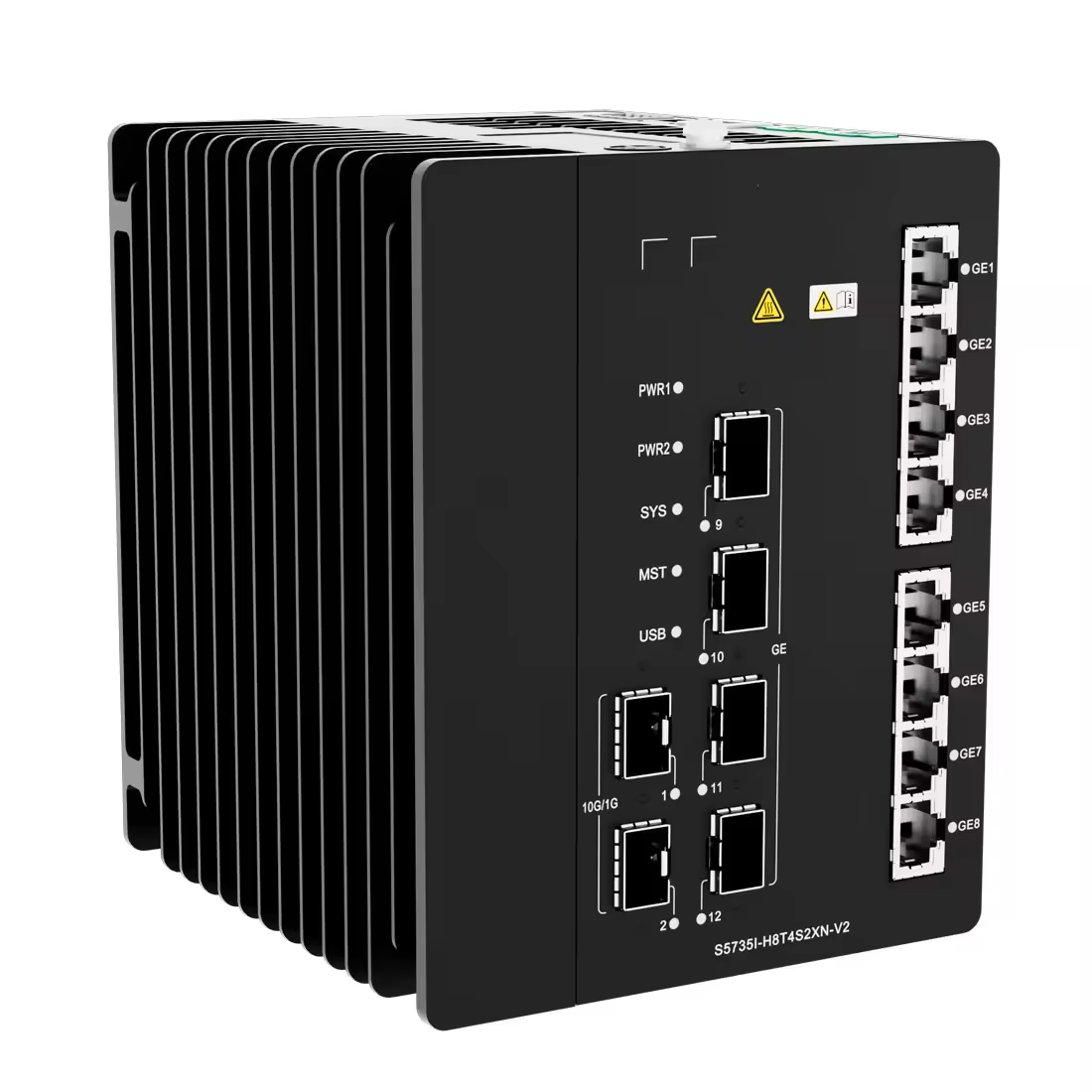 Network Connectivity Enterprise-Class Extended Temperature Outdoor Surge Protection Industrial Switch S5735I-H8T4S2XN-V2