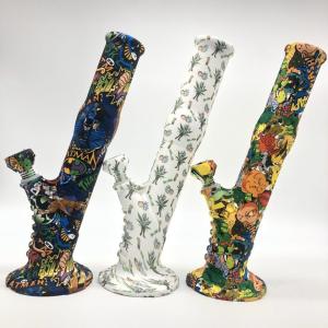 Quality SGS 510g 345mm Tobacco Silicone Water Bongs wholesale