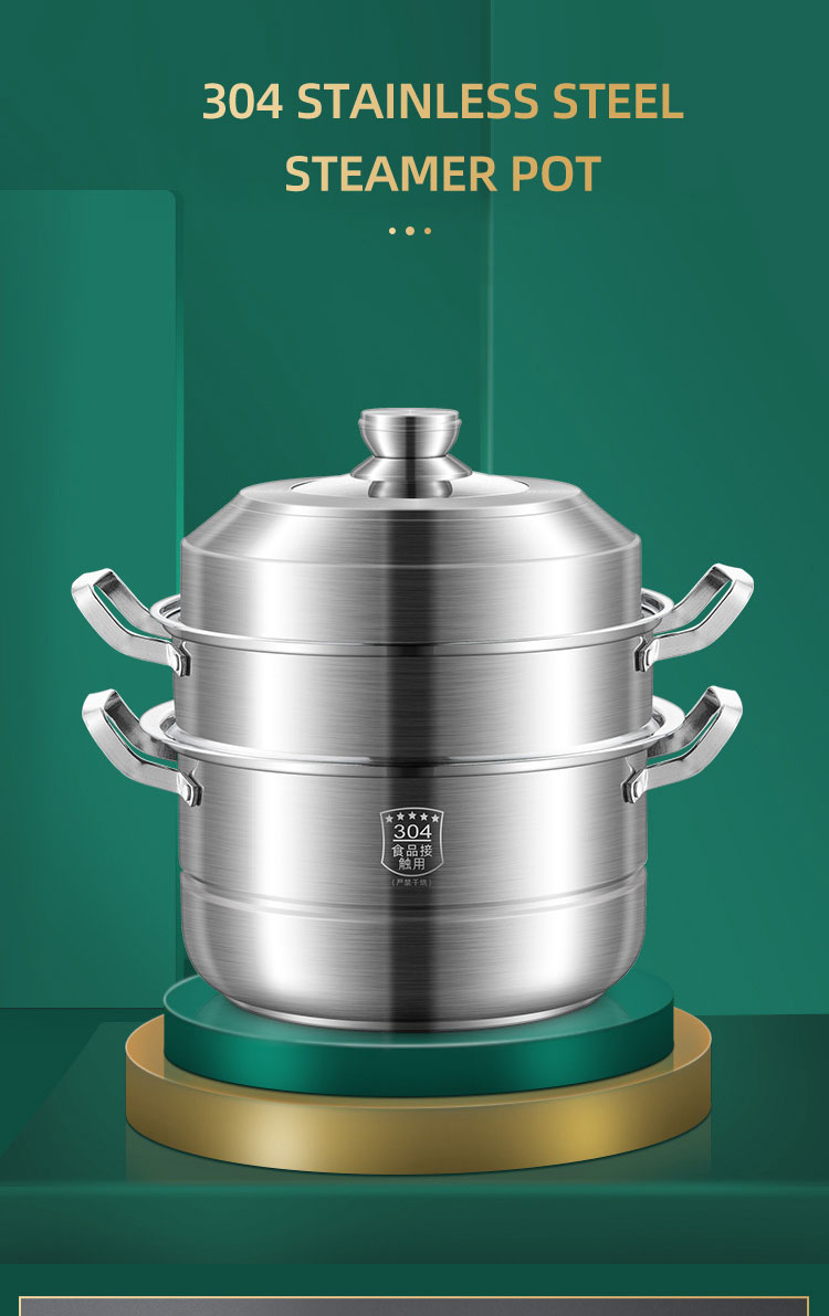 Wholesale TOP Seller 30cm Multipurpose Stock Pot Cookware 18/8 Stainless Steel Steam Cooking Pot With Visual Lid
