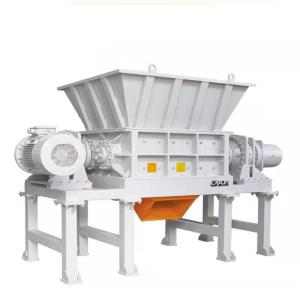 Quality JWELL Low Noise 2000kg/h Tyre Recycling Two Shaft Plastic Film Shredder wholesale