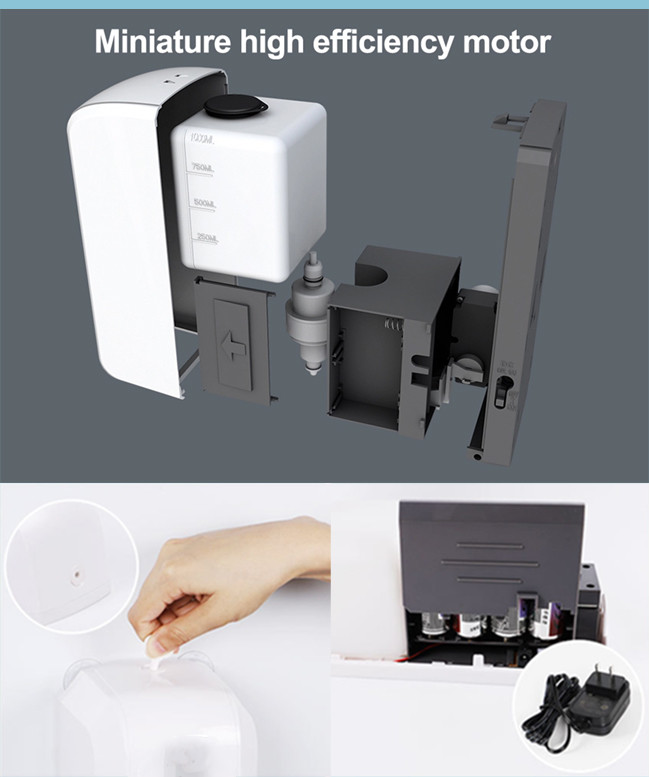 Hospital Hands Free 120ml Battery Operated Hand Soap Dispenser