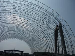 Quality Hot Dip Galvanised Steel Structure Buildings Arch Space Frame 300m wholesale