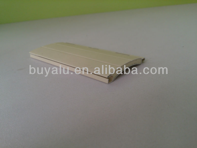 Different Size Aluminium Roller Shutter Slats Different Color Foam Filled Roller Shutter Slats