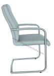 Polyurethane PU Upholstered Stainless Dining Chair Livingroom Chair Leisure