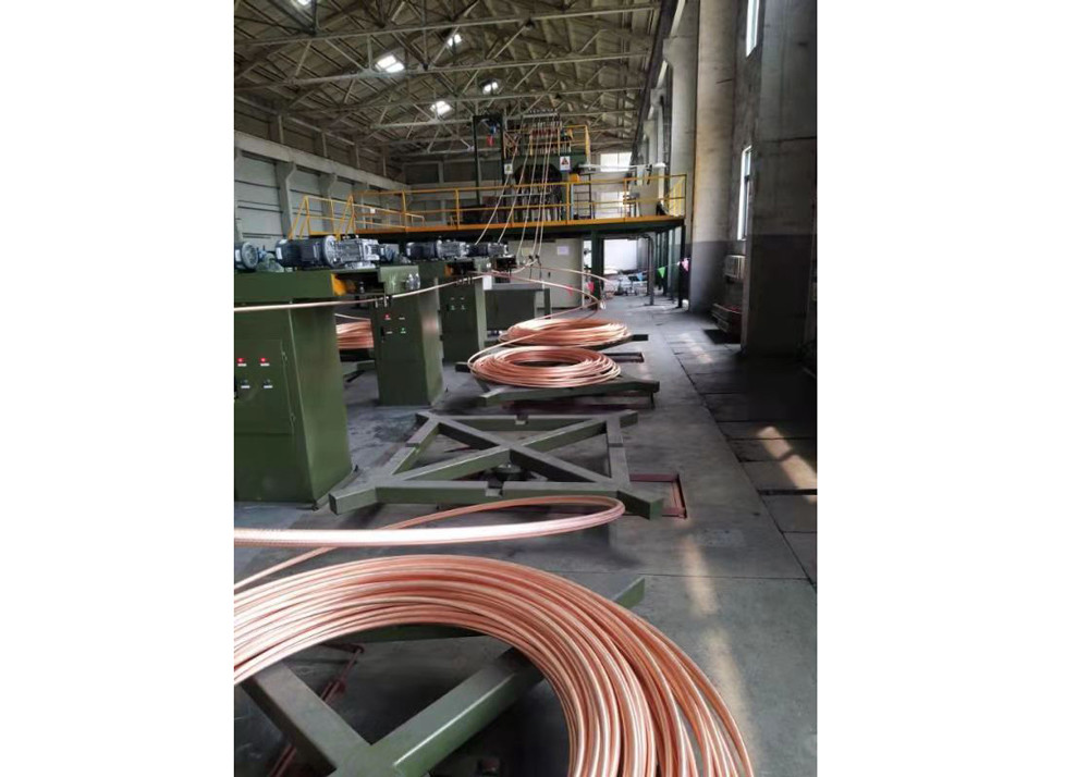 Oxygen Free Scrap Copper Rod Vertical Upward Continuous Casting Machine