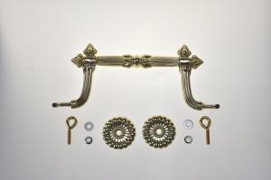 Quality Lift Weight 120kg Casket Handles , Coffin Hardware 6mm Steel Wire Reinforced wholesale