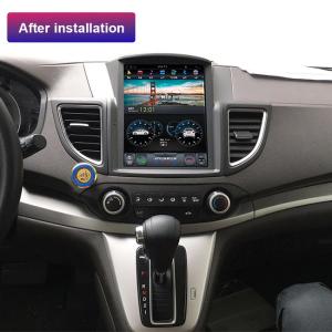 Quality 10.4 inch Honda Crv Android Head Unit PX6 Tesla Style Car Stereo With Sat Nav wholesale