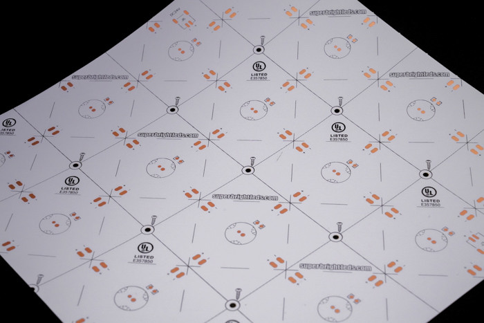 High-illumination Marble -Patterned Light Flexible Panel with 2835-288/pcs-240*480MM for LED flex circuit board white