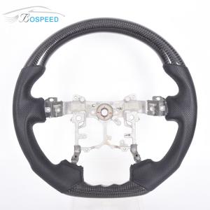 Quality Alcantara Personalised Red Stripe Steering Wheel Toyota Hilux Matte Black wholesale