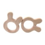 Beech DIY Personalised Baby Teether Silicone Wooden Necklace Bracelet