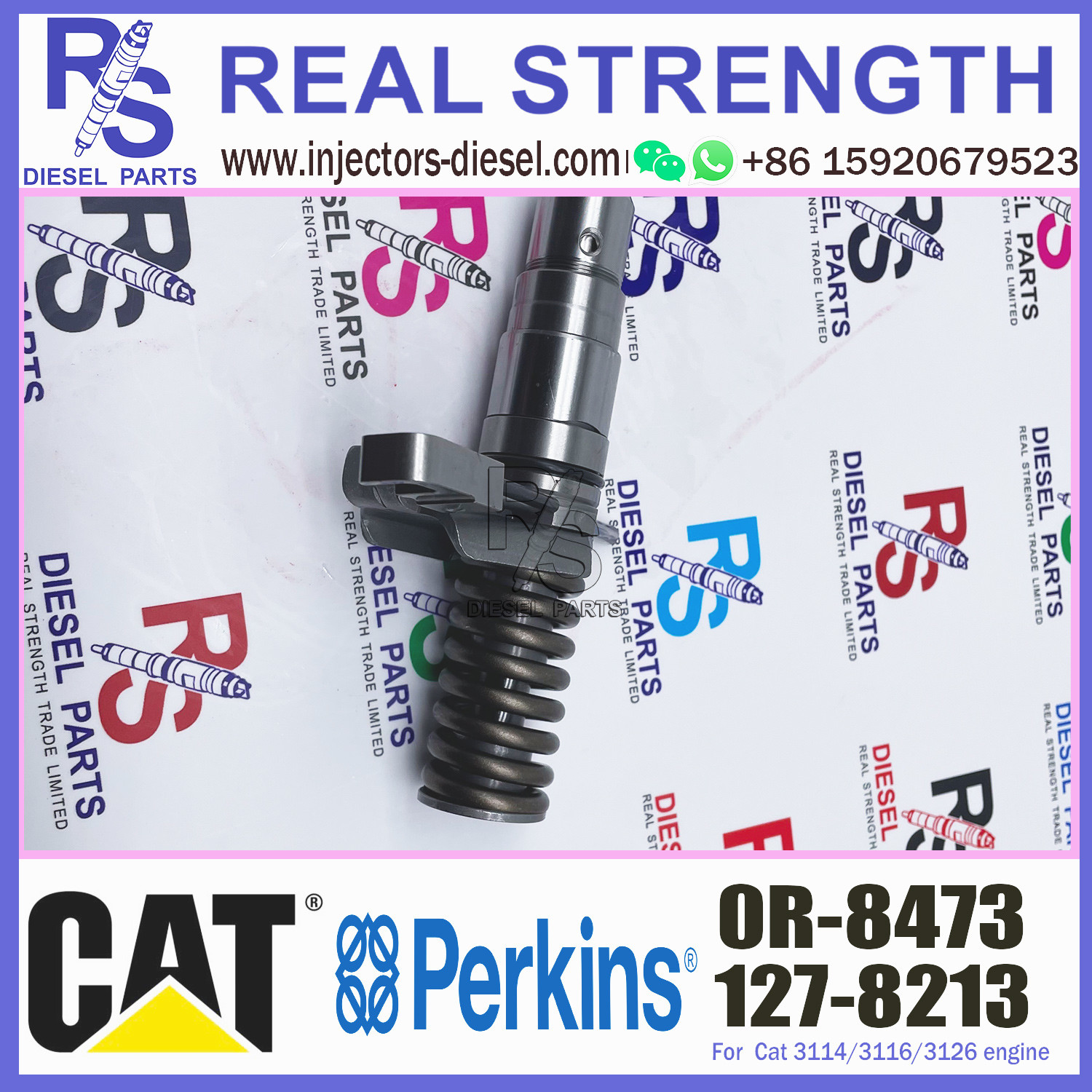 Diesel Fuel Engine Injector 0R8473 0r8473 0R-8473 For 3114/3116/3126 Engine