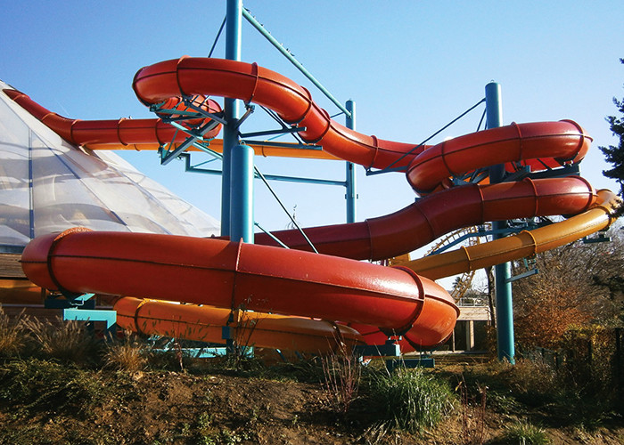 Amusement Park Outdoor Pool Fiberglass Water Slide