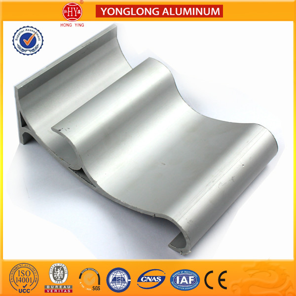 Professional Highly Glossy 6063 Aluminium Alloy Profiles 6m Normal Length