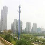 45m Round Telecommunication Towers Mobile Phone Antenna Towers