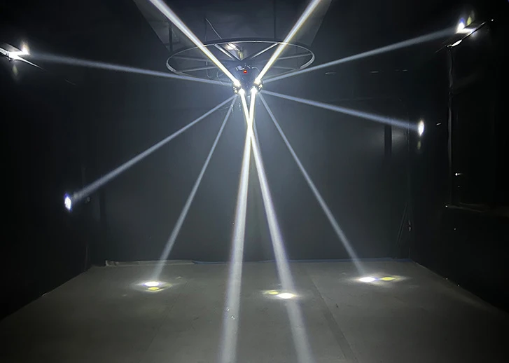 Outdoor LED Moving Head Lights with Disc Ball Party Birthday Function DMX Disco Lights