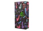 Wine Vertical Retail Shop Bags For Carrying Gift With Rope Handle Multi Colors
