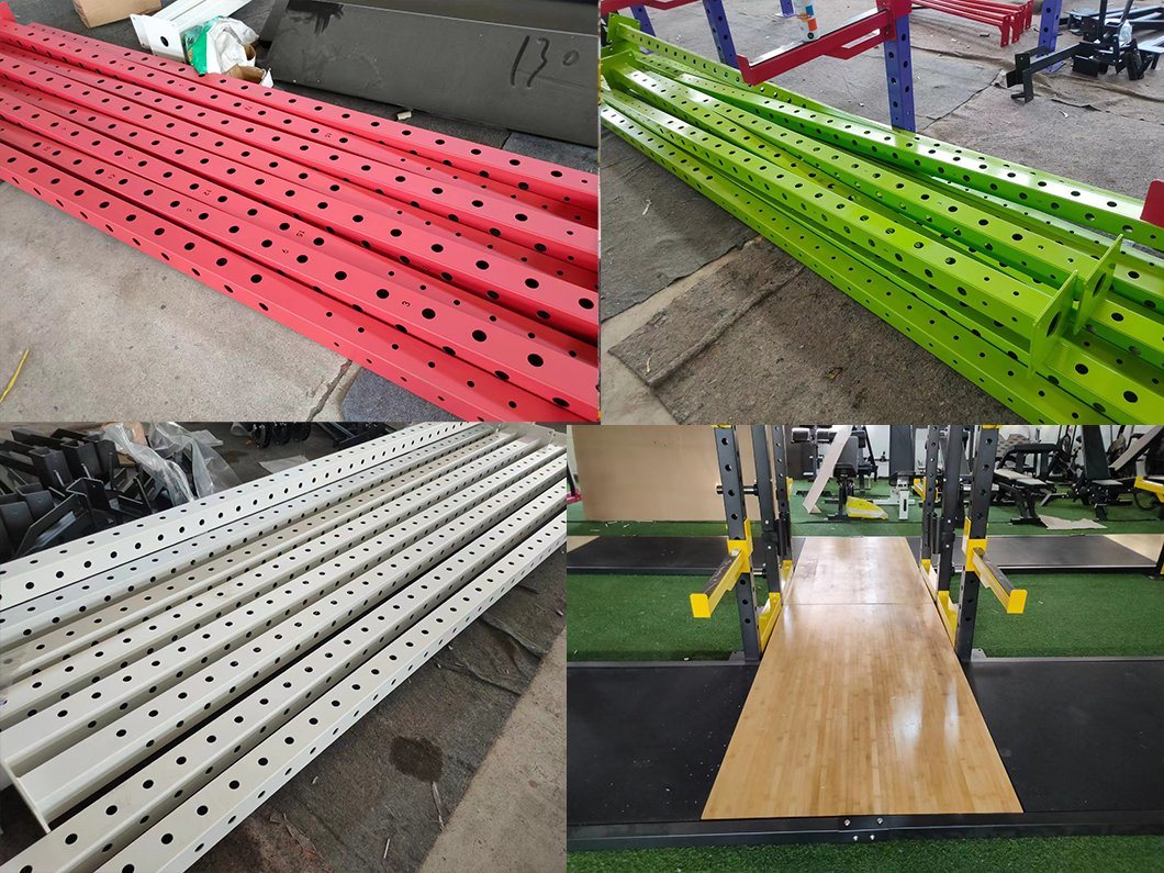 Factory Customized Crossfit Rack Multifunctional Training Rigs Gym Rack with Storage Function