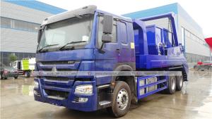 Quality Carbon Steel Bin SINOTRUK 6x4 Waste Removal Trucks wholesale