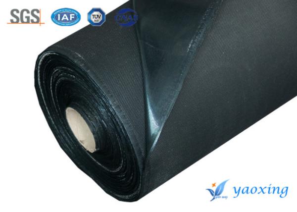 1.2mm Black Silicone Coated Fiberglass For Large Industrial And Mining