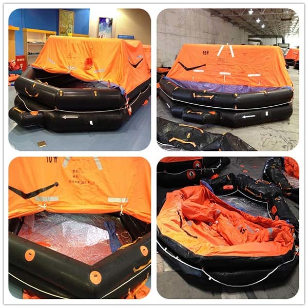 CCS, DNV-GL, BV Approved ISO9650 Standard 4-12 Persons Valise Bag Small Leisure Life Raft