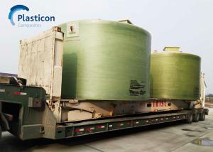 Quality Green FRP Storage Tank Minimal Maintenance Fiberglass Reinforced Polyester Tank wholesale