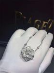 Piaget full diamonds of rose necklace 18kt gold with white gold or yellow gold